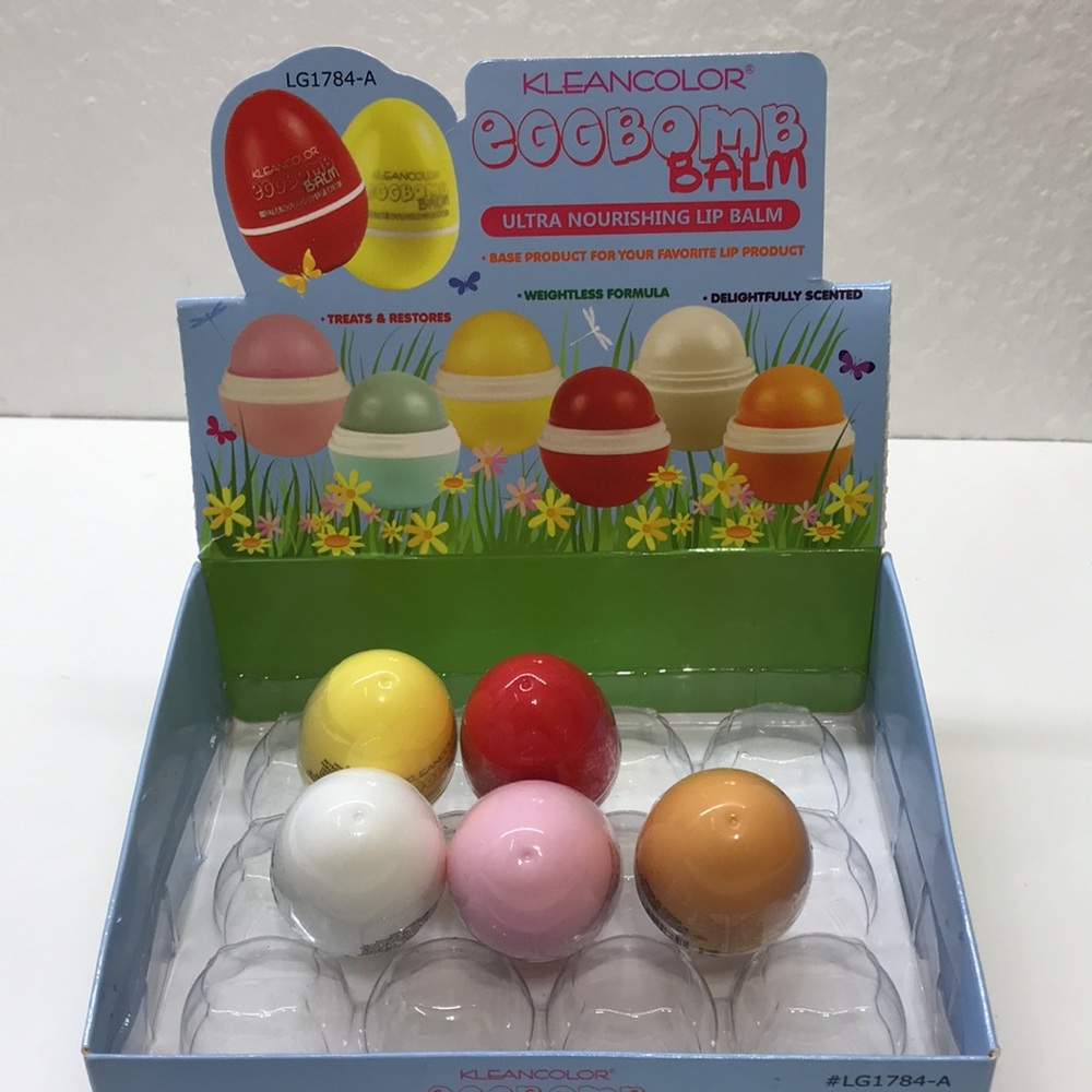 Kleancolor Bollbomb Moisturize Fruity Lip Care Fruit Lip Balm 5pc Set